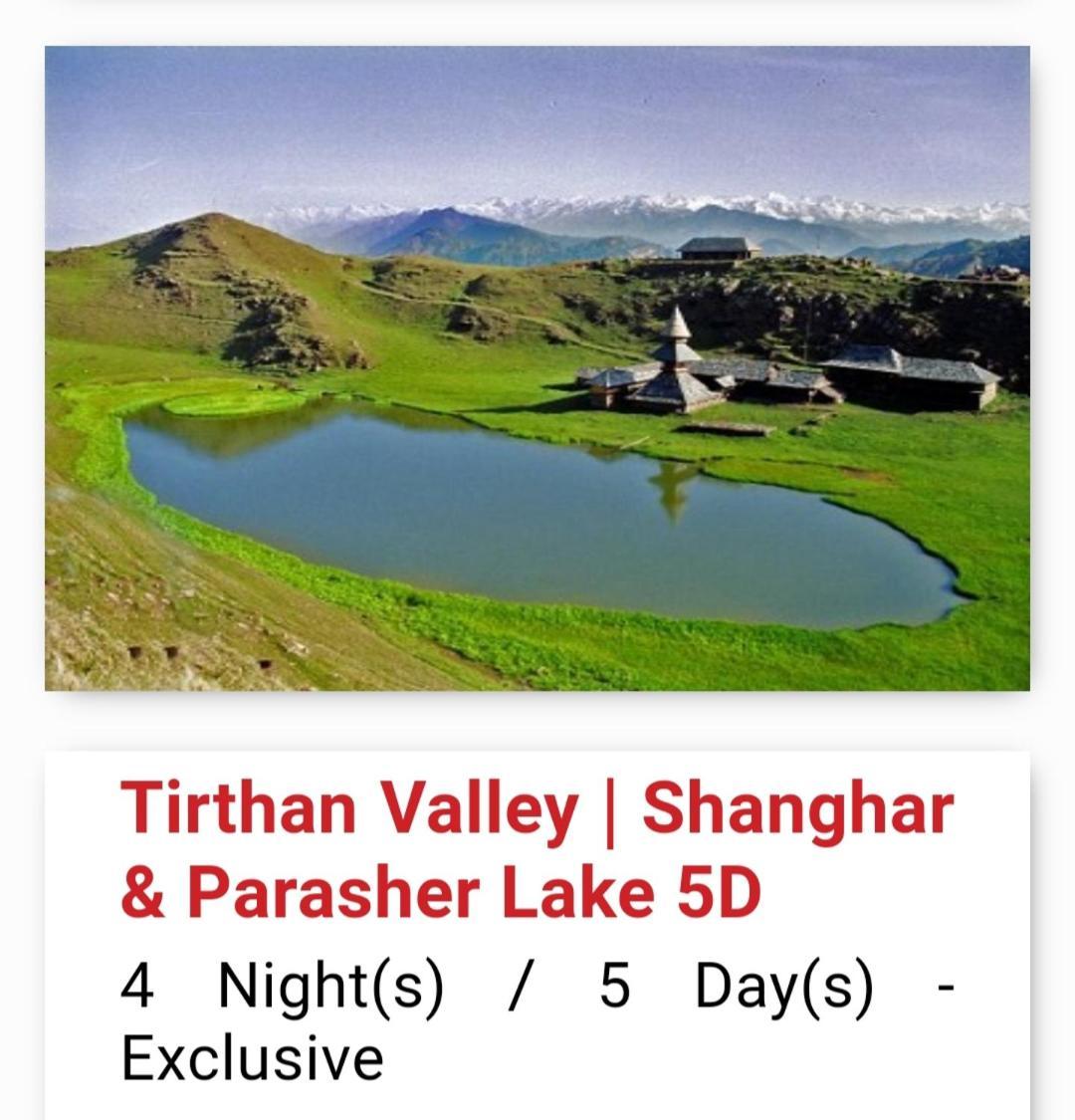 Tirthan Crest Homestay Banjar Экстерьер фото